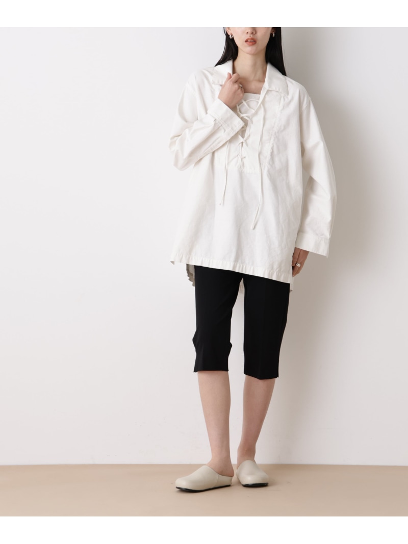「STEVELOUR」ストレッチポンチカプリパンツ NANO universe ナノユニバース パンツ その他のパンツ ブラック【送料無料】[ Fashion] 16,500円