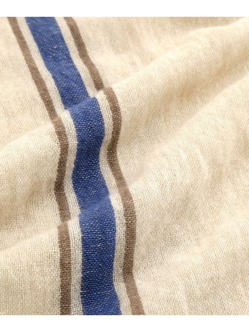 別注 ウールリネンカシミヤストール Fashion Rakuten スヌード ナノユニバース ファッショングッズ ブラウン マフラー ａｒｉａｎｎａ 驚きの安さ ａｒｉａｎｎａ