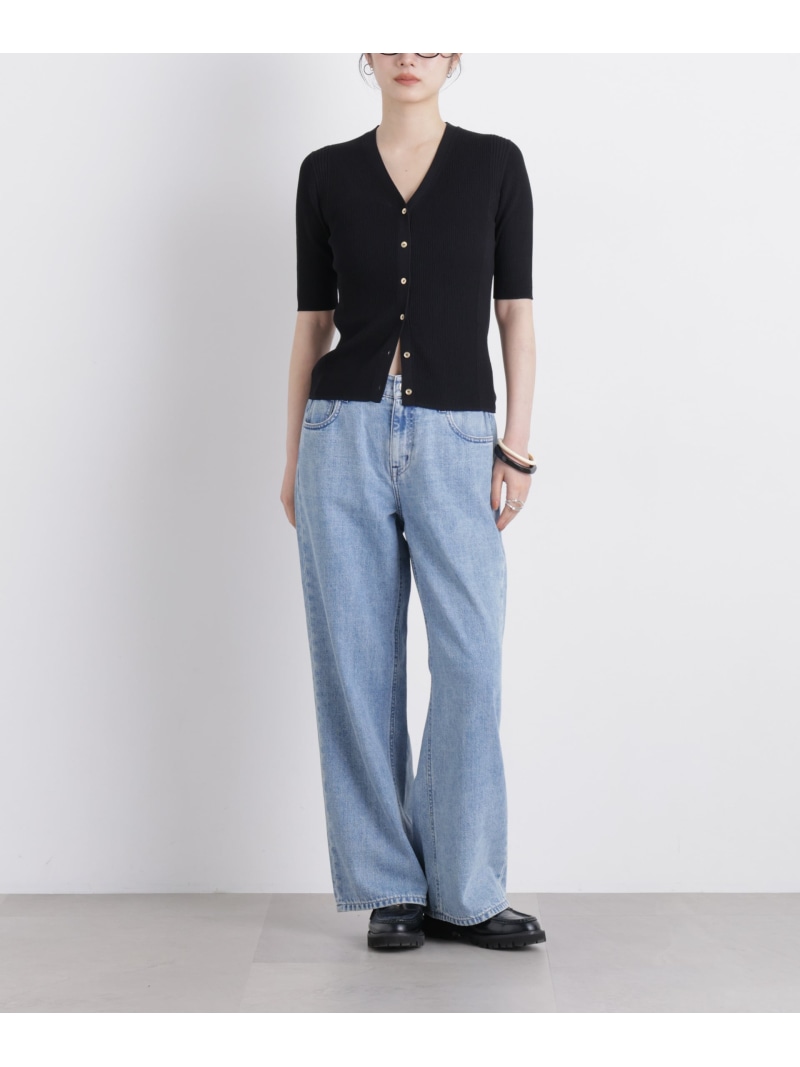 Healthy DENIM/Pink Pepper M-Easy NANO universe ナノ全ての存在 ズボン下 余分の物のズボン下 青み【此れから取っておく】*【貨物輸送無料】[ Fashion]