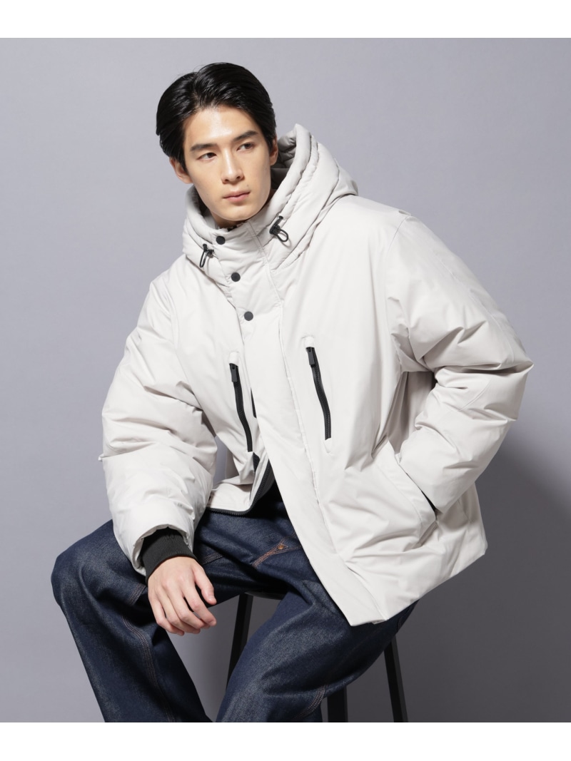 【SALE／50%OFF】「西川ダウン(R)」SOLOTEXショートダウン NANO universe ナノユニバース ジャケット・アウター ダウンジャケット・ダウンベスト ホワイト ブラック グレー【RBA_E】【送料無料】[ Fashion]