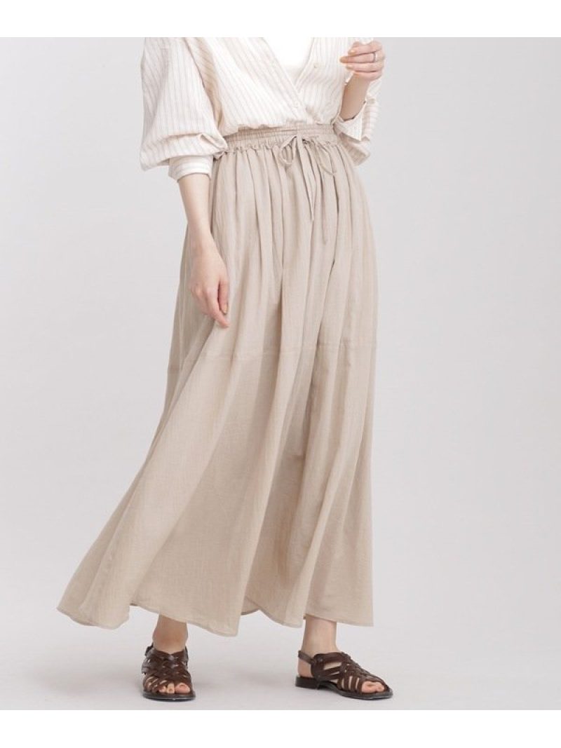 ボイルギャザースカート Nano Universe スカート ナノユニバース