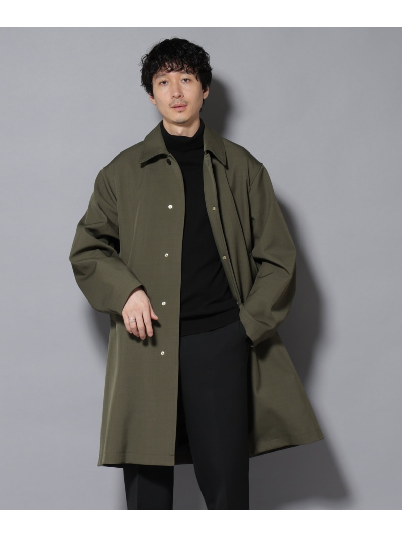 【SALE／40%OFF】メタルギアボンディングFUSIONSYSTEMステンコート NANO universe ナノユニバース ジャケット・アウター その他のジャケット・アウター ブラック カーキグリーン【RBA_E】【送料無料】[ Fashion]｜NANO universe
