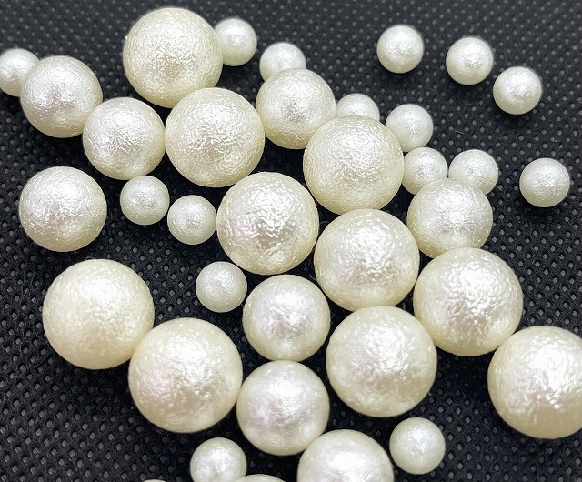 楽天市場】穴なし 球体 コットン風パール 全6サイズ【2.5mm/3mm/4mm