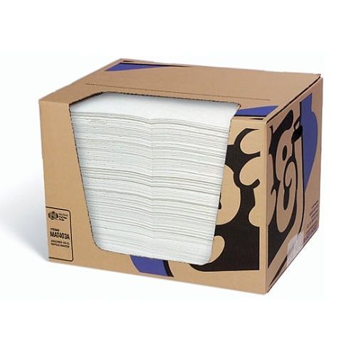 ニューピグコーポレーション ピグ（R）油専用エコノミーマット 100枚入 MAT403A (1箱(100枚入り))(61-3592-87) 取り寄せ商品