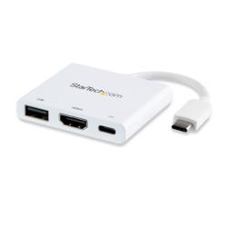 StarTech.com USBマルチこしき/USB-C/4K30サイクル HDMI/60W PD/2x USB/結核症3/WT(CDP2HDUACPW) 準拠集団店卸し資産\u003d△