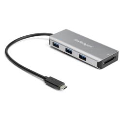 StarTech.com USBハブ/USB 3.1/USB-C - 3x USB-A/SDカードリーダー/バスパワー(HB31C3ASDMB) 目安在庫=△|ナノズ 店
