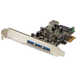 StarTech.com USB増設カード/PCIe 2.0 - 1x USB-A内部 + 3x USB-A外部/5Gbps(PEXUSB3S42) 取り寄せ商品