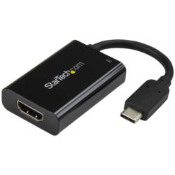 StarTech.com ディスプレイアダプター/USB-C - HDMI/4K60Hz/USB PD対応/BK(CDP2HDUCP) 目安在庫\u003d△
