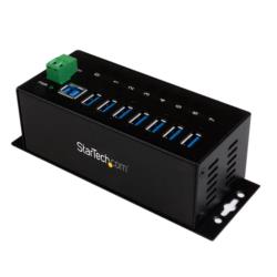 StarTech.com USBハブ/USB 3.0/USB-A - 7x USB-A/産業用メタル筐体/DIN・壁面(ST7300USBME) 目安在庫\u003d△