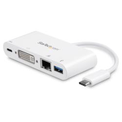 StarTech.com USBマルチハブ/USB-C/1080p DVI-D/60W PD/1x USB/LAN/TB3(DKT30CDVPD) 目安在庫\u003d△ 5,534円