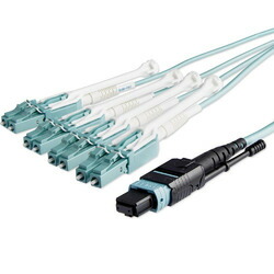 ＳｔａｒＴｅｃｈ．ｃｏｍ 光ファイバーケーブル/10m/OM3準拠/50/125/MTP/PC - 4x LC/PC(MPO8LCPL10M) 取り寄せ商品 8,397円