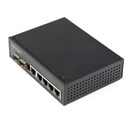 ＳｔａｒＴｅｃｈ．ｃｏｍ イーサネットスイッチ/製造用/30W PoE+/4x RJ45 + 2x SFP拡張スロット(IES1G52UPDIN) 引き合い店卸し資産\u003d△ 有線LAN-スイッチングハブ