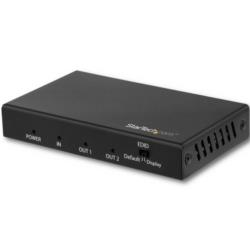 StarTech.com ビデオスプリッター/HDMI/1インプット2最終生産物/4K60サイクル/EDID/HDCP 2.2(ST122固定ディスク202) 準拠集団店卸し資産\u003d○