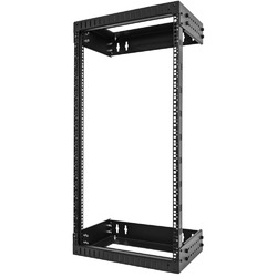 ＳｔａｒＴｅｃｈ．ｃｏｍ サーバーラック/壁面設置型/21U/19インチ/2ポスト/奥行調整可能(RACK-21U-20-WALL-OA) 目安在庫\u003d△