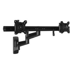 StarTech.com モニターアーム/左右2画面/最大24インチ/壁面固定/多関節2台同期(ARMDUALWALL) 目安在庫=△｜ナノズ　店