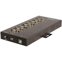 StarTech.com 禾穀類こしき/USB-A - 8x RS232・422・485/実業用金属元素筐体/DIN(ICUSB234858I) 準拠集団店卸し資産\u003d△