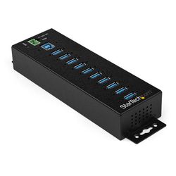 StarTech.com USBこしき/USB 2.0/USB-A - 10x USB-A/実業用金属元素筐体/DIN・壁面(HB30A10AME) 準拠集団店卸し資産\u003d△
