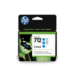 日本ＨＰ 3ED77A HP712インキ薬莢 シアン29ml×3 引き合い店卸し資産\u003d△