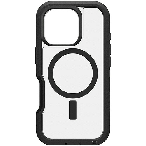 オッターボックス iPhone 16 Pro用ケース Defender XT MagSafe ダークサイド(クリア/ブラック) 1個(77-96112) 取り寄せ商品