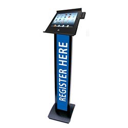Ｃｏｍｐｕｌｏｃｋｓ 横すべり・ブランドフロアスタンド(iPad mini) 黒いこと(140B250MPOSB) 取り寄せ商いもの