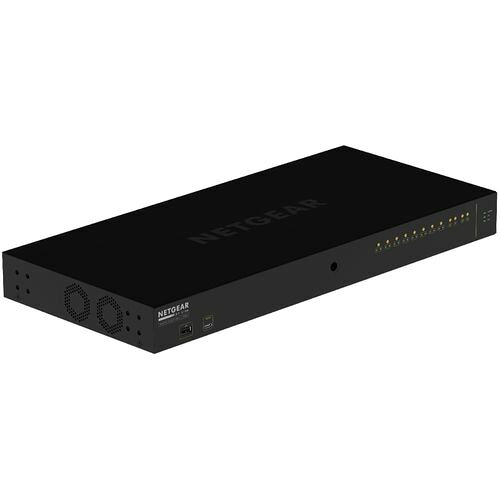 サイバー空間歯車 PoE+相応う(125W) 1G界面×10 SFP拡張スロット×2 フルマネージスイッチ(GSM4212P-100AJS) 取り寄せ商いもの
