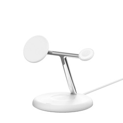 Belkin Qi2 3-in-1 ワイヤレス充電スタンド(WIZ023dqWH) 目安在庫\u003d○