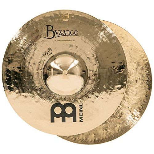 MEINL マイネル シンバル 14インチ Byzance Brilliant Heavy Hammered Hihat(B14HHH-B) 取り寄せ商品