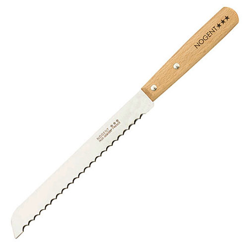 ノジャン ノジャン かる～いパン切り包丁 19cm フランス製のシンプルなデザインのパン切り包丁(Nogent22480K) 取り寄せ商品