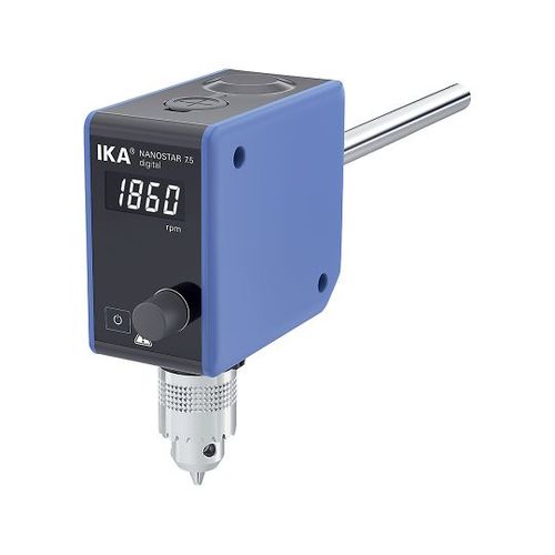 IKA 小型電子制御撹拌機 Nanostar 2000rpm (1台)(4-2358-01) 取り寄せ商品