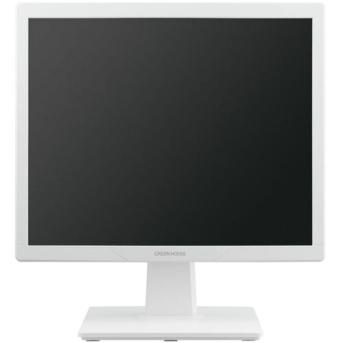 グリーンハウス GREEN HOUSE GH-LCS17D-WH 17型液晶ディスプレイVGA/HDMIホワイト 取り寄せ商品