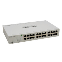 コレガ CO-BSW24TX 100M/10M 24ポートスイッチングハブ メタル筐体 電源内蔵 取り寄せ商品