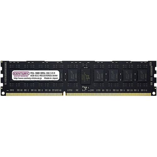 CENTURY MICRO DIMM PC3L-10600 DDR3 1333Mhz 240pin 2rank 16GB(8GBx2) 1.35V(CB8GX2-D3LRE133382) 取り寄せ商品