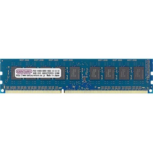 CENTURY MICRO ECC LongDIMM パソコン14900 DDR3 1866Mhz 240pin 2rank 4GB(CD8G-D3UE1866) 取り寄せ商いもの