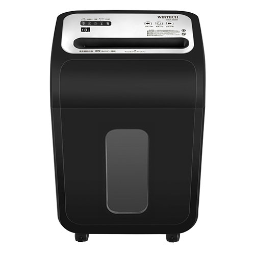 ＷＩＮＴＥＣＨ WINTECH 20Lマイクロカットシュレッダー 窓あき・静音タイプ ブラック(SHOF-2008M) 取り寄せ商品｜ナノズ　店