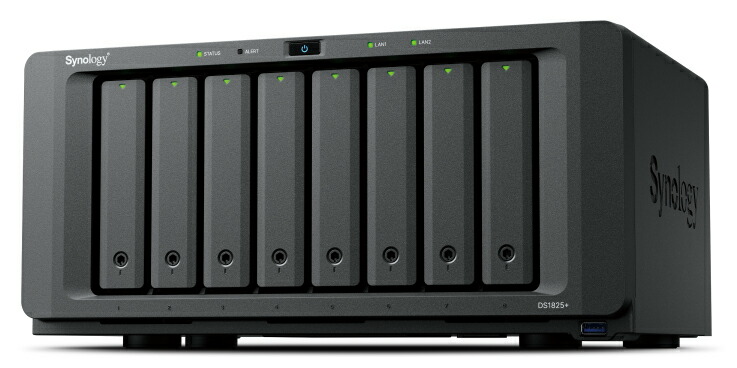 Synology AMD Ryzen V1500B 中央処理装置積み上げる8ベイNAS DS1825+ 準拠集団店卸し資産\u003d△