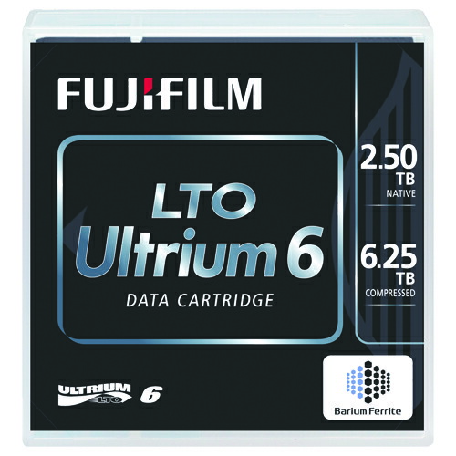 富士フイルム FUJI FILM LTO Ultrium6データカートリッジ バーコードラベル(縦型)付 2.5TB/6.25TB 1(4534009620175 x1) 取り寄せ商品