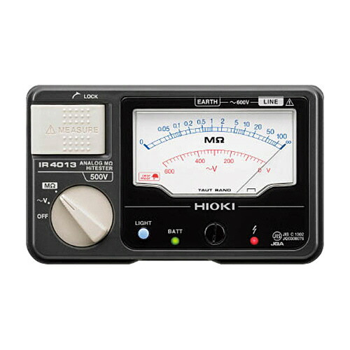 日置電機 HIOKI メグオームハイテスタ 1個(IR401311) 取り寄せ商品