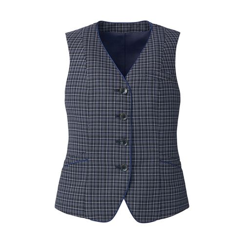 カーシーカシマ ENJOY ベスト NEUTRAL CHECK ネイビー 5号 EAV825(68-0894-12) 取り寄せ商品