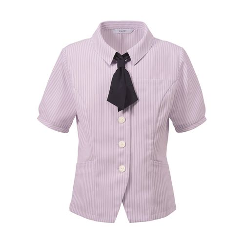 カーシーカシマ ENJOY オーバーブラウス SARA CLEAR BLOUSE ピンク 5号 ESA836(68-0898-68) 取り寄せ商品｜ナノズ　店