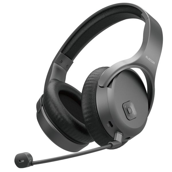 エレコム ELECOM 無線ヘッドセット/2.4GHzワイヤレス/オーバーヘッド型/マイクアーム付き/US(HS-HPW01BK) メーカー在庫品 8,044円
