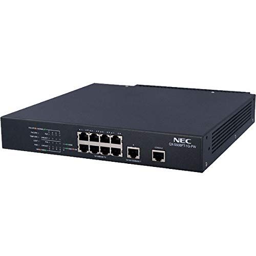 NEC 日本電気 QX-S508FT-1G-PW 100Mx8p 1Gx1p レイヤ2ベーシックPoEスイッチ(B02014-00511) 目安在庫\u003d△