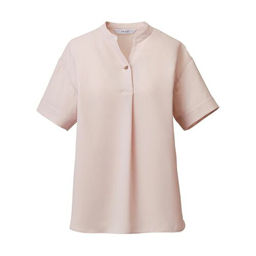 カーシーカシマ ENJOY シャツブラウス SOFT STRETCH GEORGETTE ベージュ 5号 ESB780(68-0903-13) 取り寄せ商品｜ナノズ　店