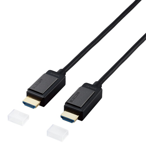エレコム ELECOM 長尺HDMIケーブル/アクティブオプティカル/4K対応/無給電タイプ/10m(DH-HDLOA10BK) メーカー在庫品