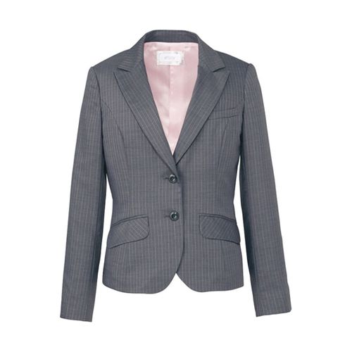 カーシーカシマ ENJOY ジャケット AIR SWING SUITS TWIN STRIPE グレー 5号 EAJ379(68-0870-40) 取り寄せ商品