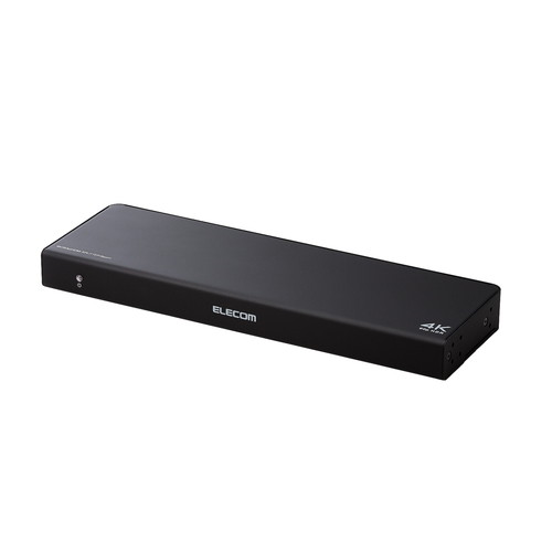 エレコム ELECOM HDMI分かち合う器 4K 60P 相応う 1インプット 8最終生産物 黒いこと VSP-HDP18BK 製造業者店卸し資産品