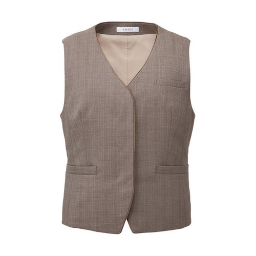 カーシーカシマ ENJOY ベスト AURA HERRINGBONE グレージュ 5号 EAV752(68-0892-90) 取り寄せ商品