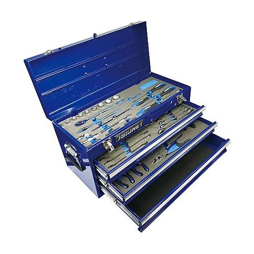 SIGNET 車両整備に最適 75点組 差込角9.5SQ ツールセット ブルー 800S-7524BL(69-8589-44) 取り寄せ商品