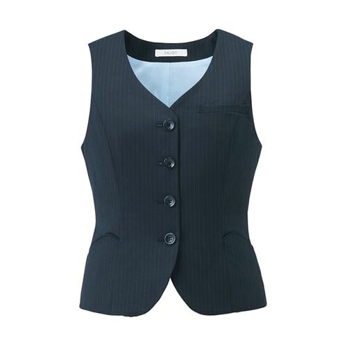 カーシーカシマ ENJOY ベスト HIGH STRETCH WOOL ネイビー 5号 EAV712(68-0892-18) 取り寄せ商品