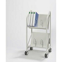 ナカキン ファイルサポートワゴン　2段タイプ (1個)(FSW-4607WG) 取り寄せ商品｜ナノズ　店