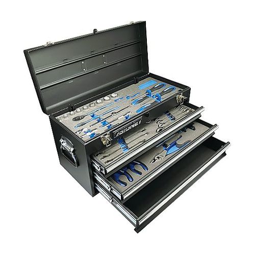 SIGNET 車両整備に最適 75点組 差込角9.5SQ ツールセット マットブラック 800S-7524MBK(69-8589-43) 取り寄せ商品 43,642円